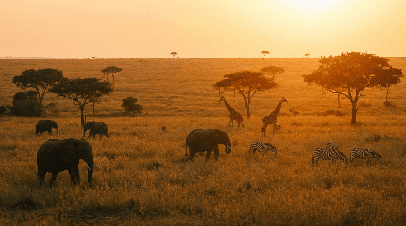 Mole National Park savanna and wildlife